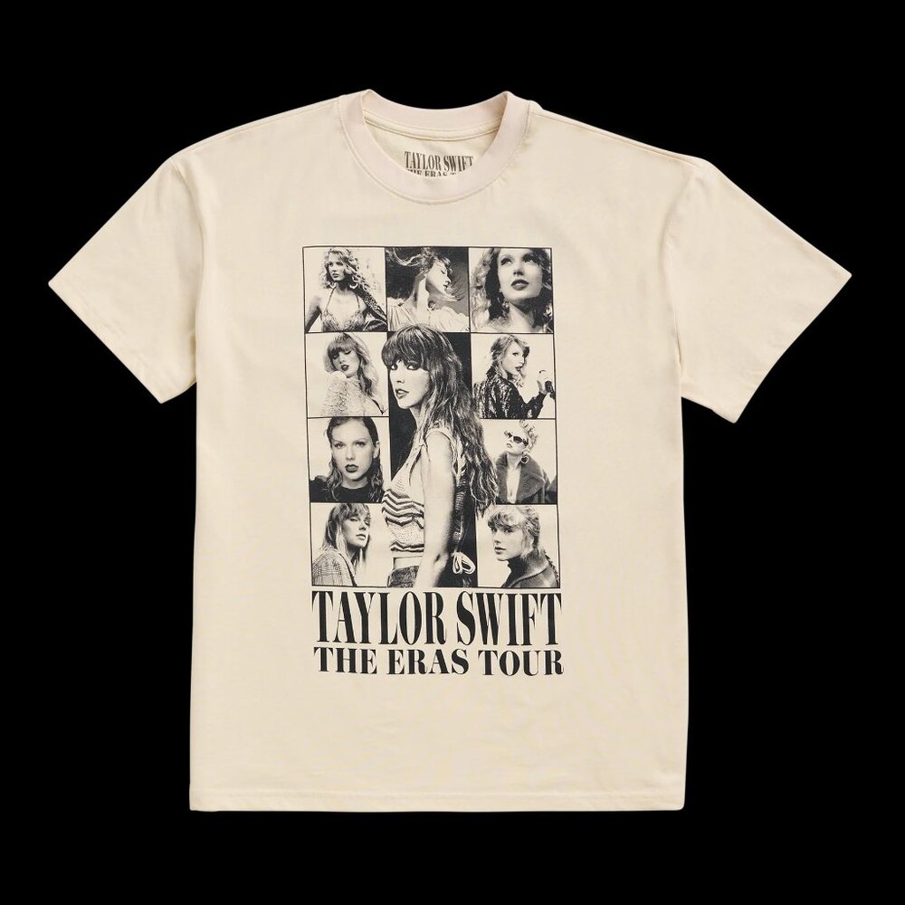 Taylor Swift | The Eras Tour Beige T-Shirt Album 1 line EARLY VERSION